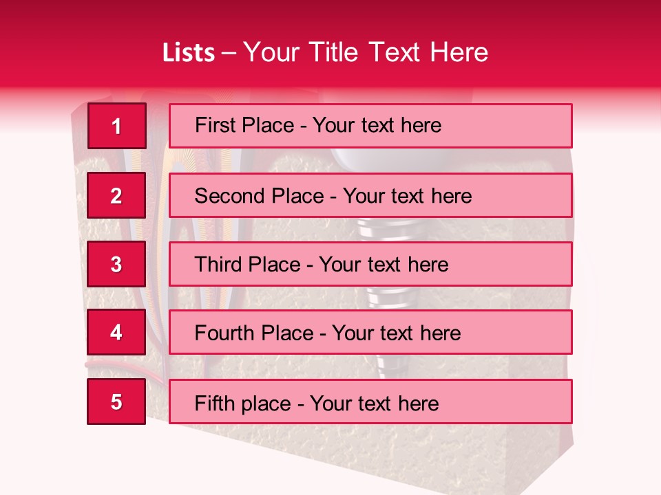 Corona Isolated Jaw PowerPoint Template