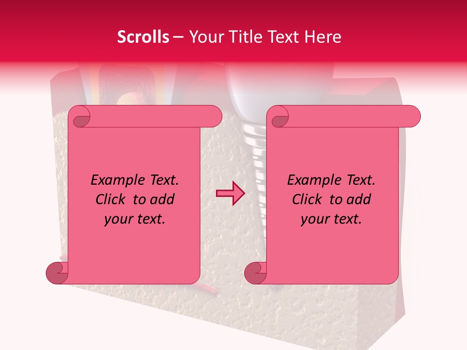 Corona Isolated Jaw PowerPoint Template