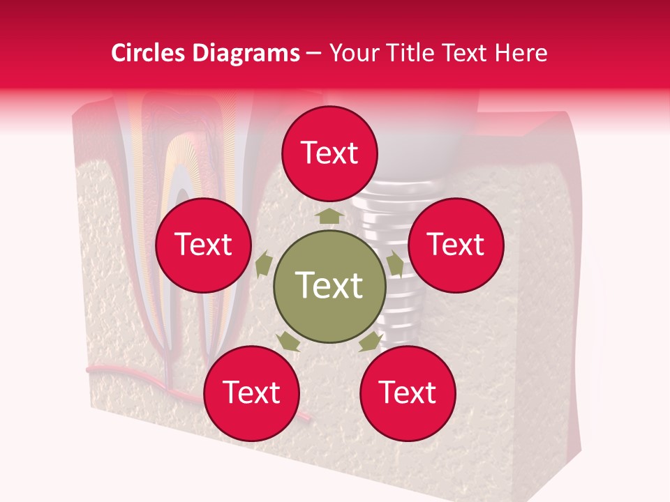 Corona Isolated Jaw PowerPoint Template