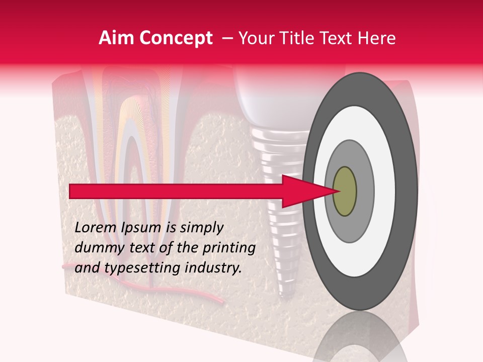 Corona Isolated Jaw PowerPoint Template
