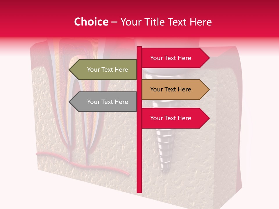 Corona Isolated Jaw PowerPoint Template