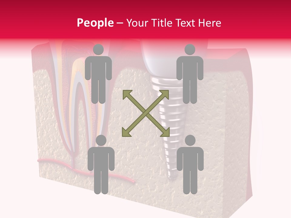 Corona Isolated Jaw PowerPoint Template