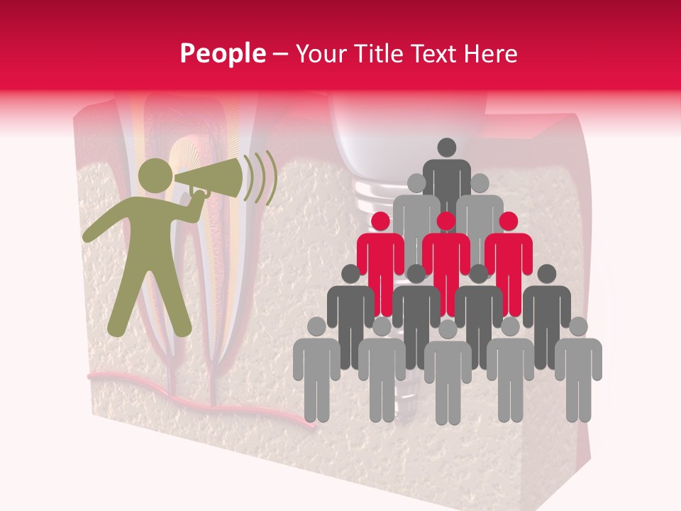 Corona Isolated Jaw PowerPoint Template
