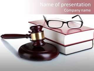 Truth Counsel Justice PowerPoint Template