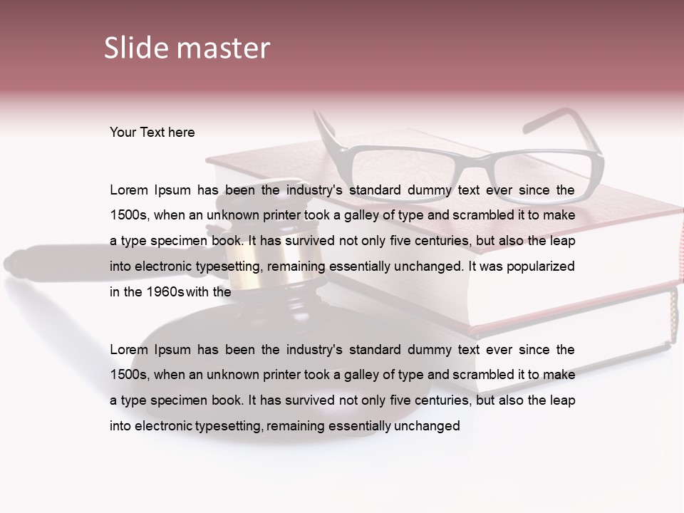 Truth Counsel Justice PowerPoint Template