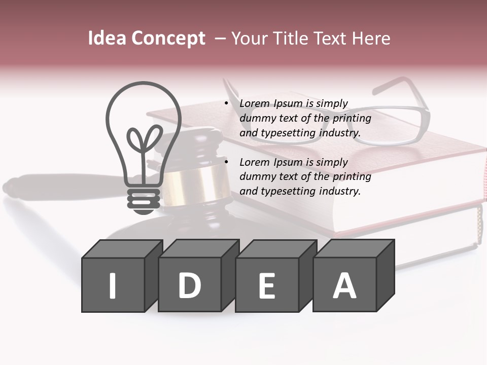 Truth Counsel Justice PowerPoint Template