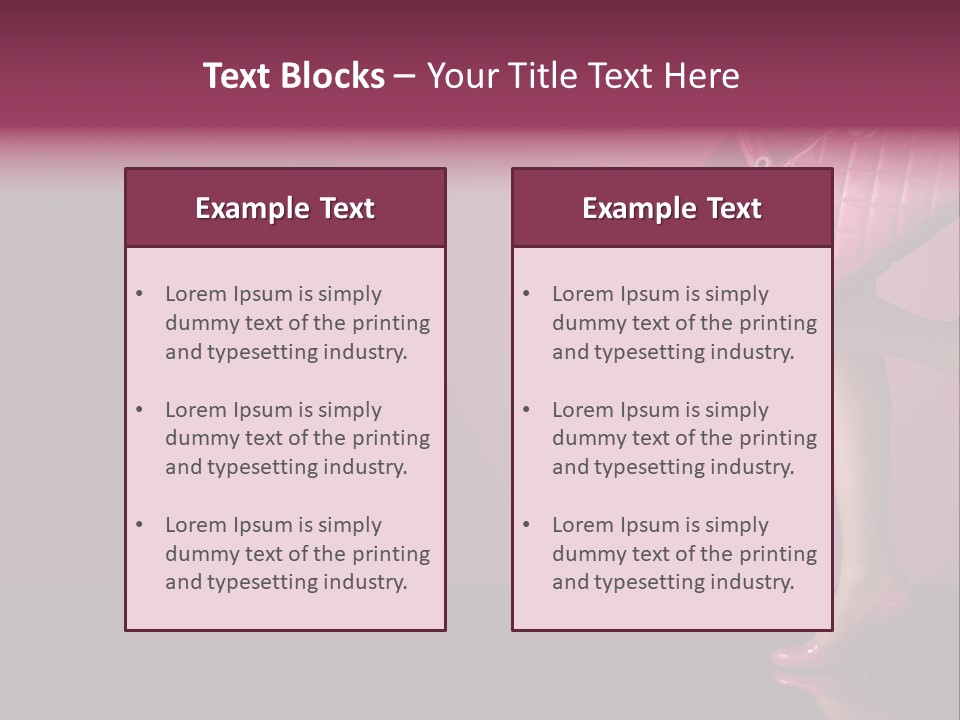 Background Style Model PowerPoint Template