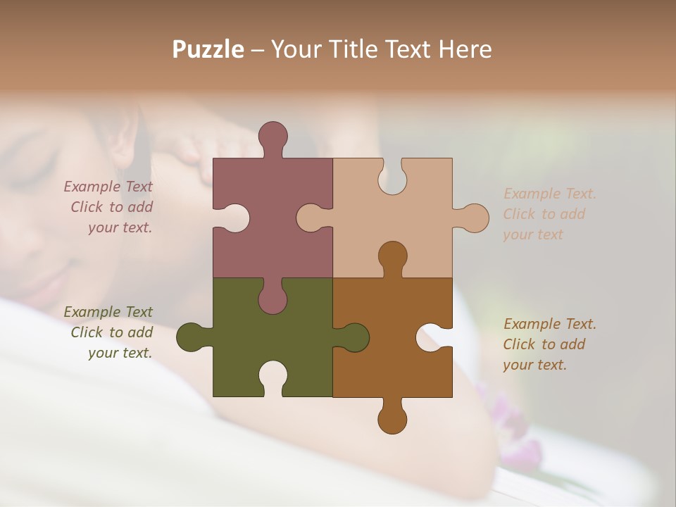 Lying Luxury Outside PowerPoint Template