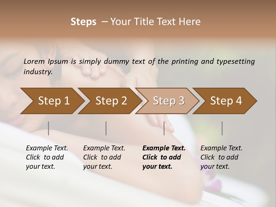 Lying Luxury Outside PowerPoint Template