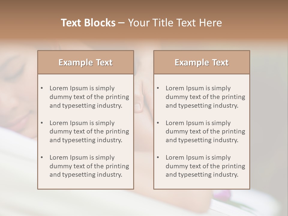 Lying Luxury Outside PowerPoint Template