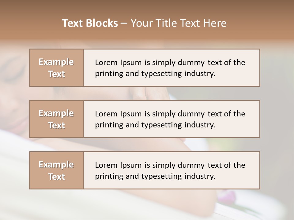 Lying Luxury Outside PowerPoint Template