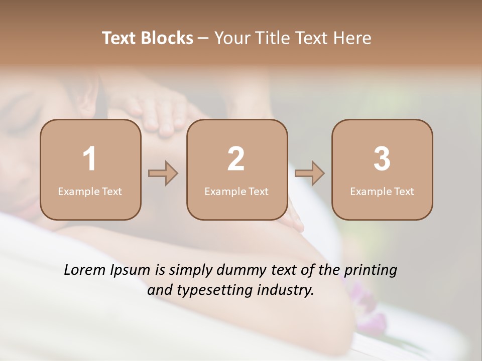 Lying Luxury Outside PowerPoint Template