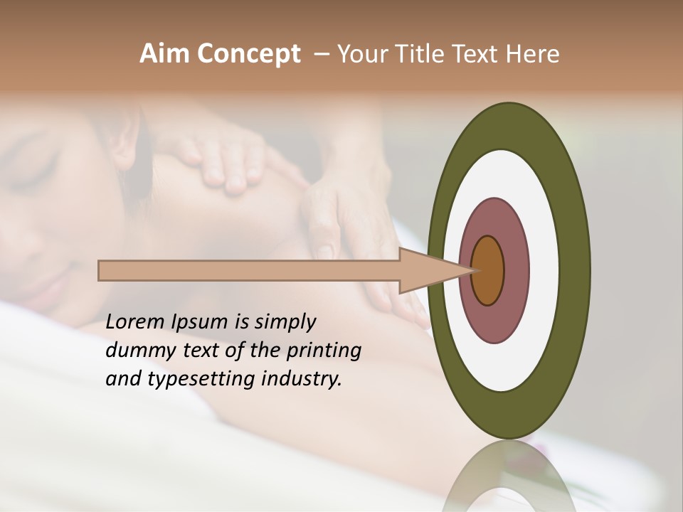 Lying Luxury Outside PowerPoint Template