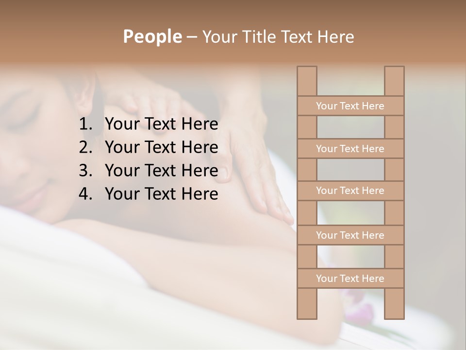 Lying Luxury Outside PowerPoint Template