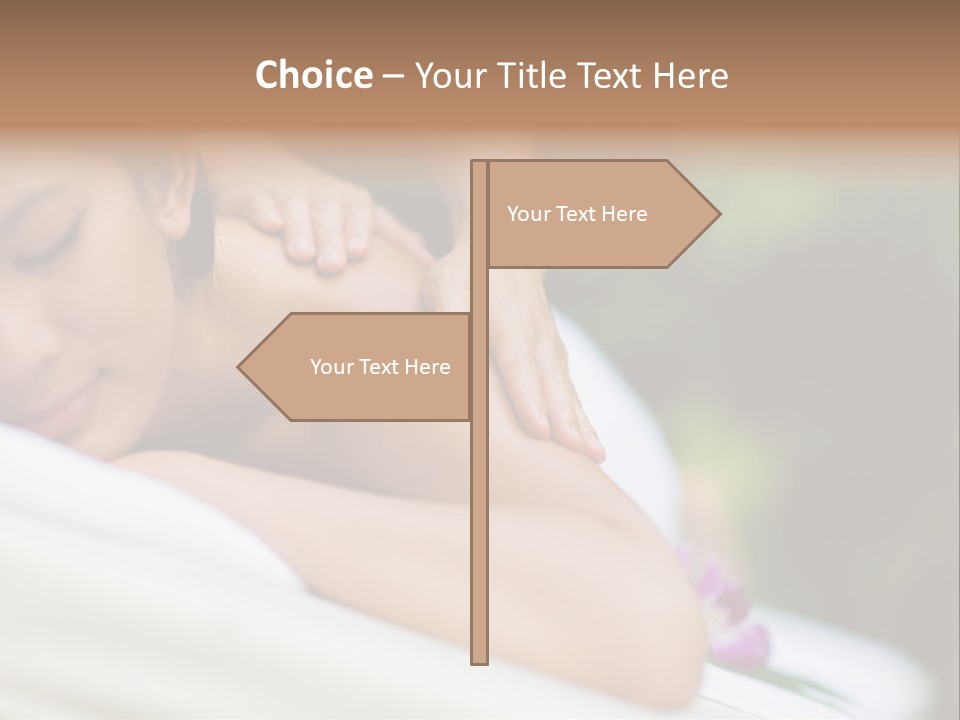 Lying Luxury Outside PowerPoint Template