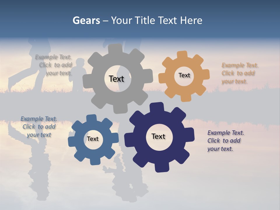Stand Dad Wave PowerPoint Template