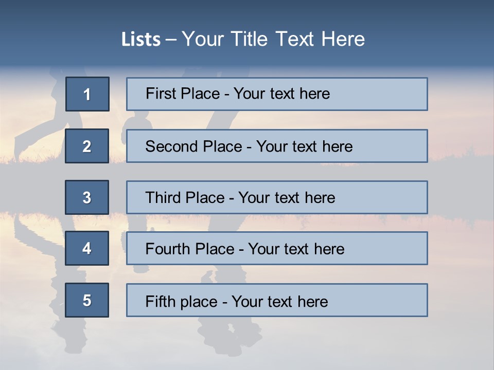 Stand Dad Wave PowerPoint Template