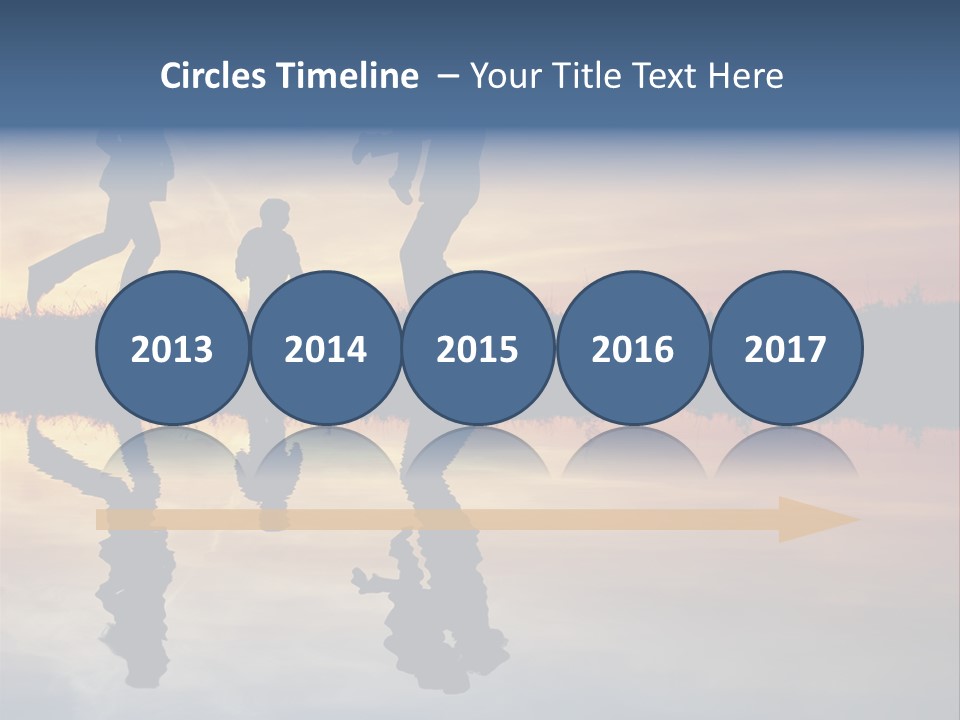 Stand Dad Wave PowerPoint Template