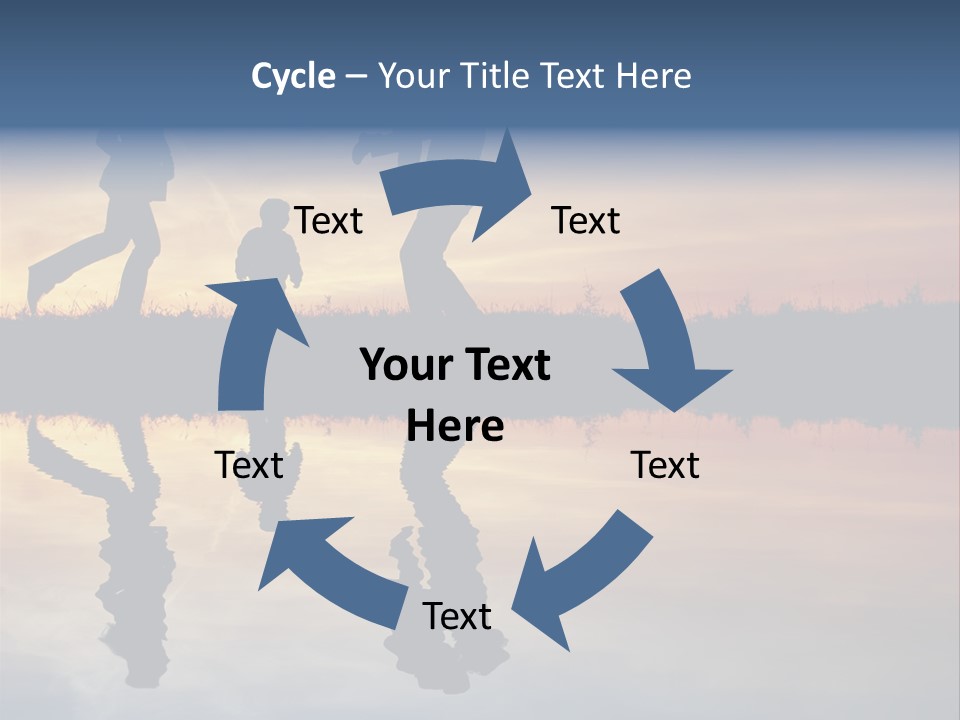 Stand Dad Wave PowerPoint Template