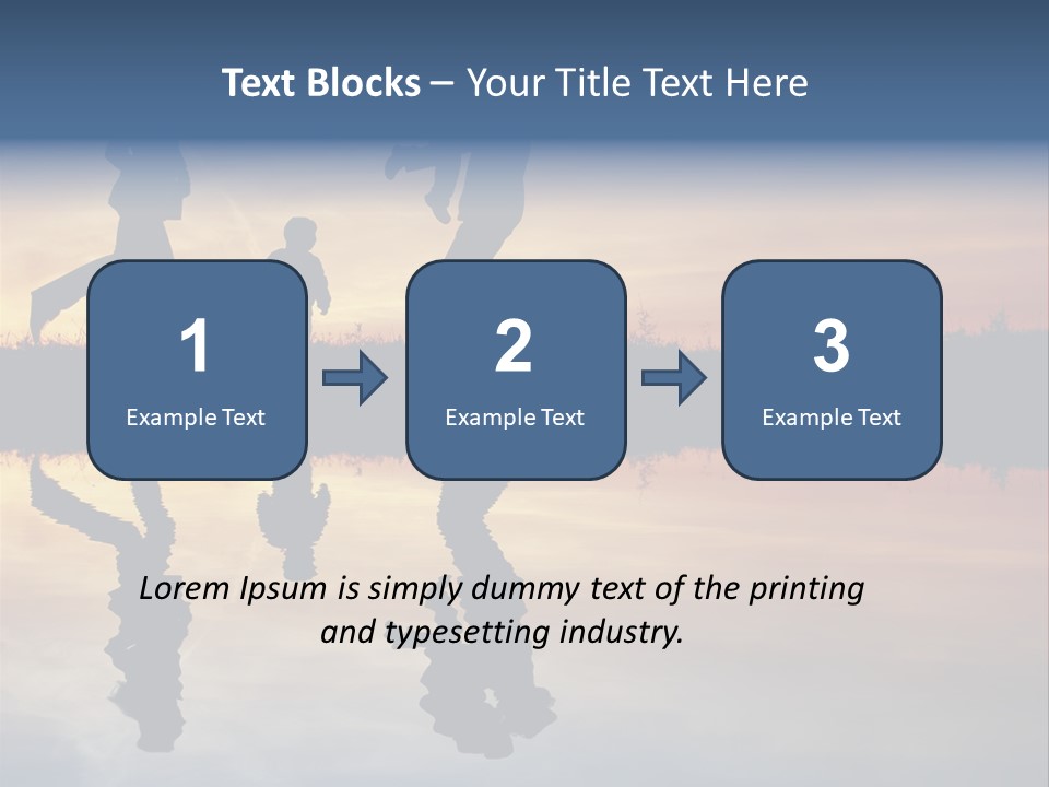 Stand Dad Wave PowerPoint Template