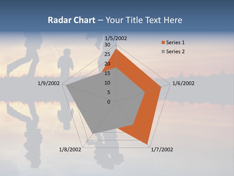 Stand Dad Wave PowerPoint Template