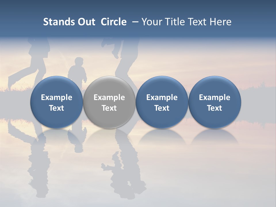 Stand Dad Wave PowerPoint Template