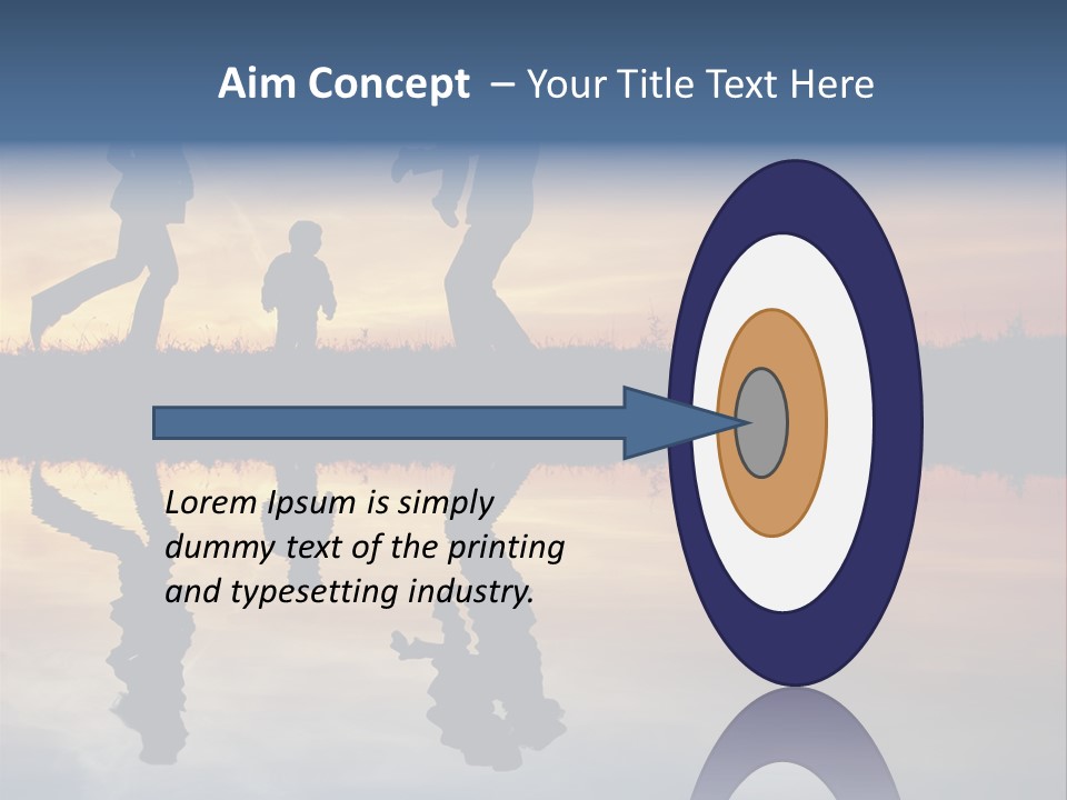 Stand Dad Wave PowerPoint Template