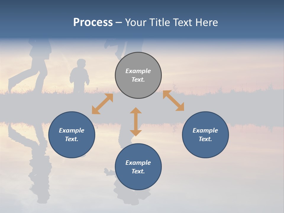 Stand Dad Wave PowerPoint Template