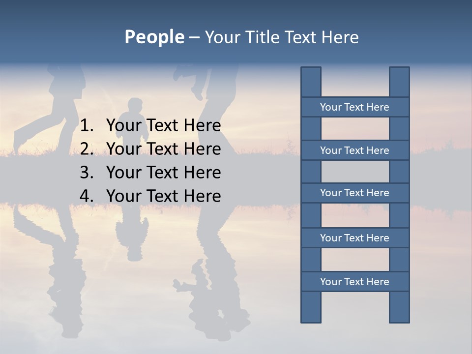 Stand Dad Wave PowerPoint Template
