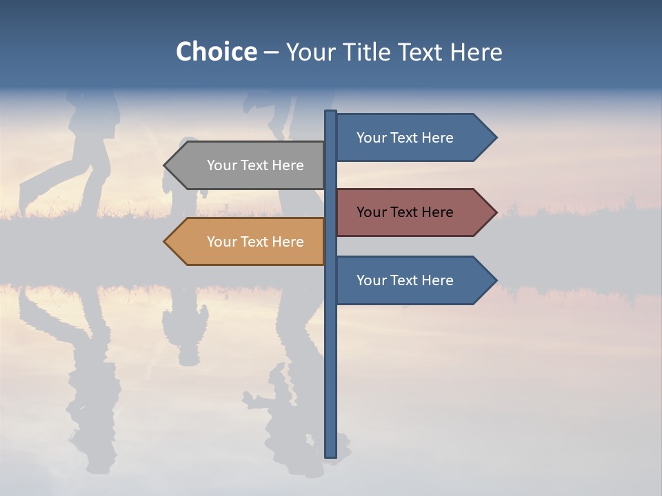 Stand Dad Wave PowerPoint Template