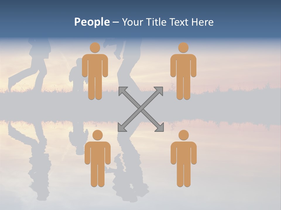 Stand Dad Wave PowerPoint Template