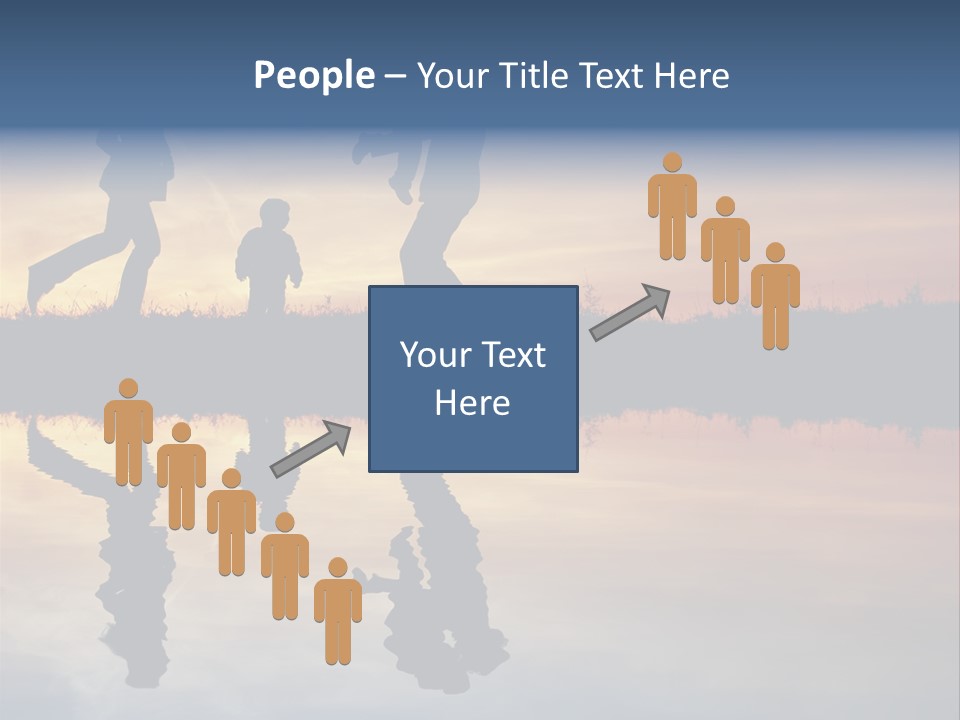 Stand Dad Wave PowerPoint Template