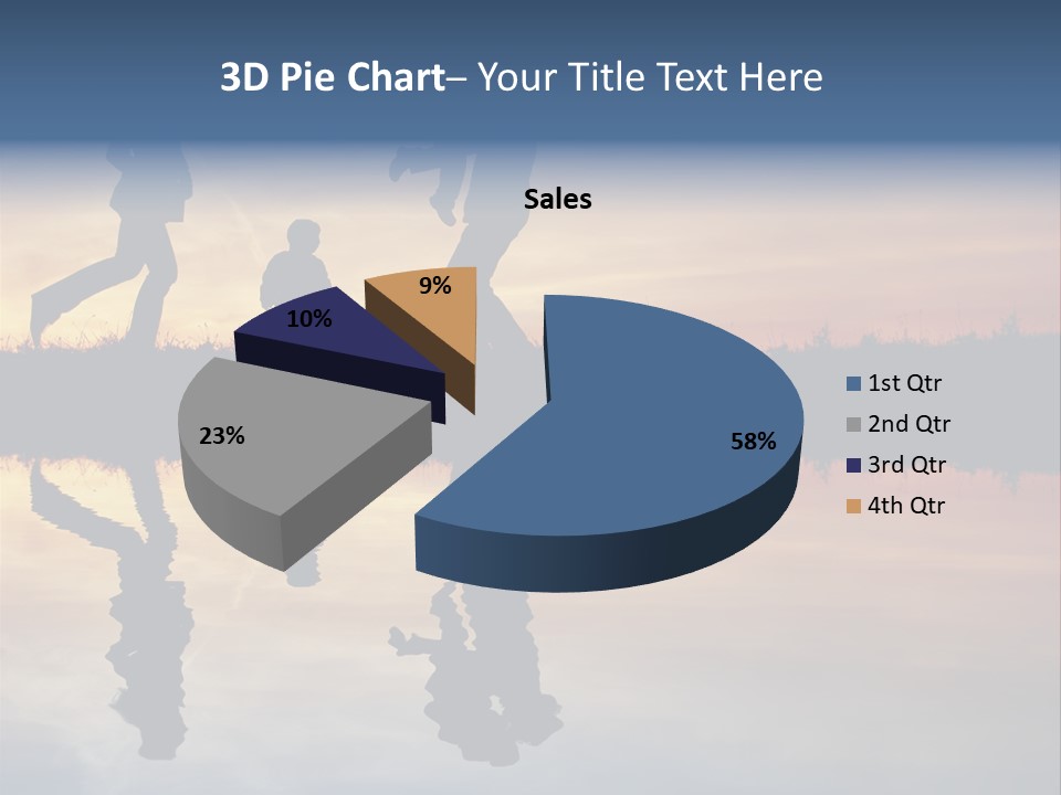 Stand Dad Wave PowerPoint Template
