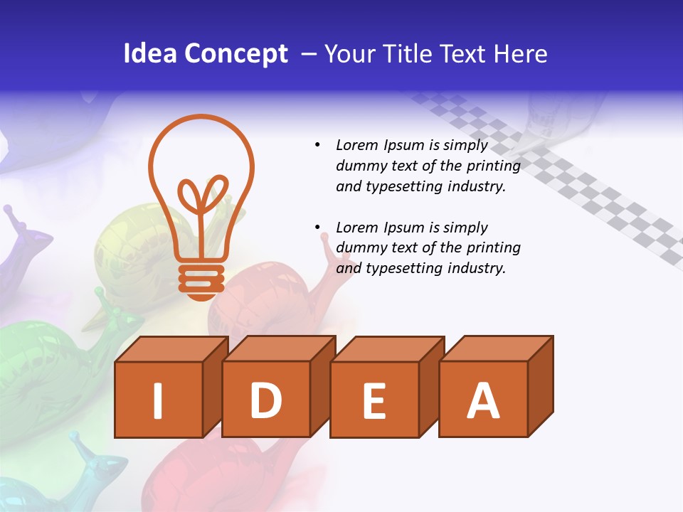 Idea Businessman Corporate PowerPoint Template