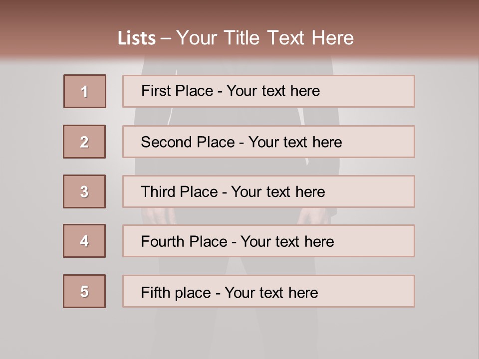 Successful Professional Male PowerPoint Template