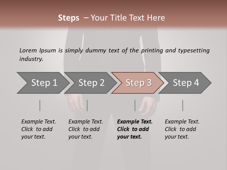 Successful Professional Male PowerPoint Template