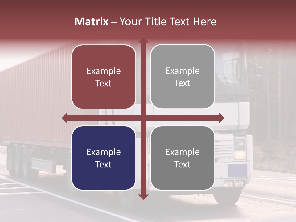 Zoom Blank Transportation PowerPoint Template