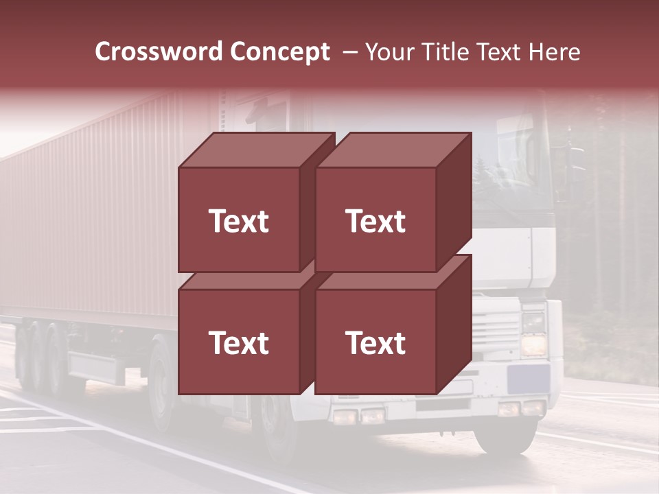 Zoom Blank Transportation PowerPoint Template
