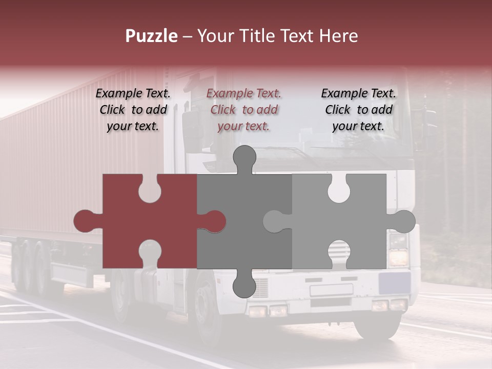 Zoom Blank Transportation PowerPoint Template