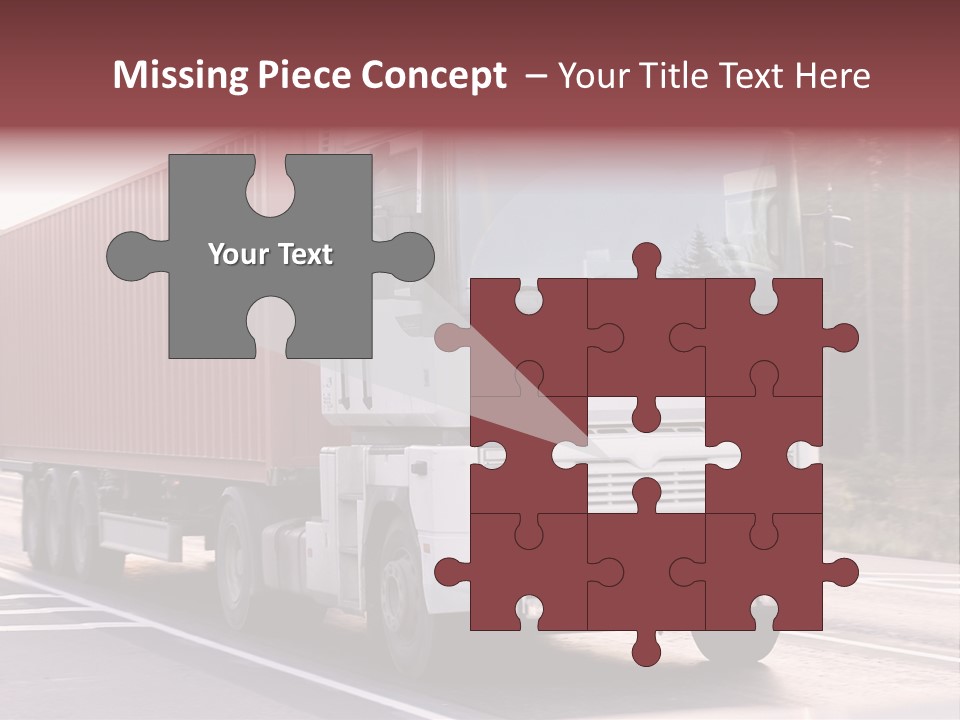 Zoom Blank Transportation PowerPoint Template