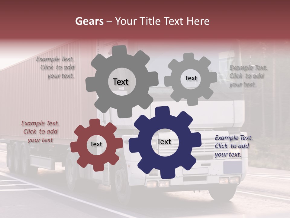 Zoom Blank Transportation PowerPoint Template