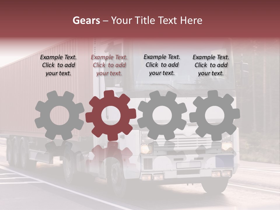 Zoom Blank Transportation PowerPoint Template