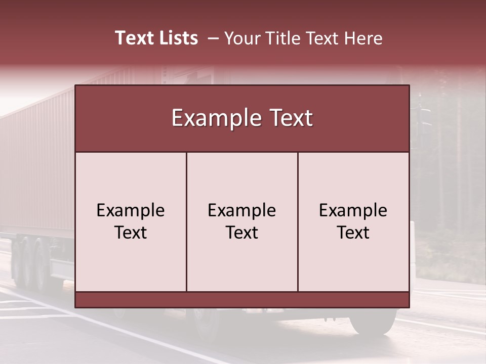 Zoom Blank Transportation PowerPoint Template