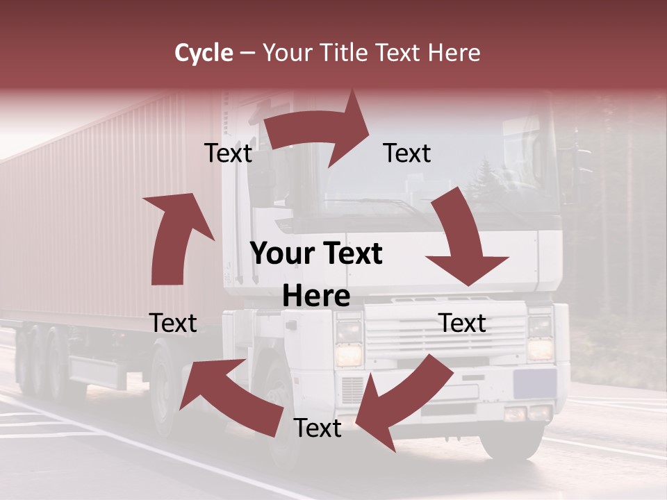 Zoom Blank Transportation PowerPoint Template