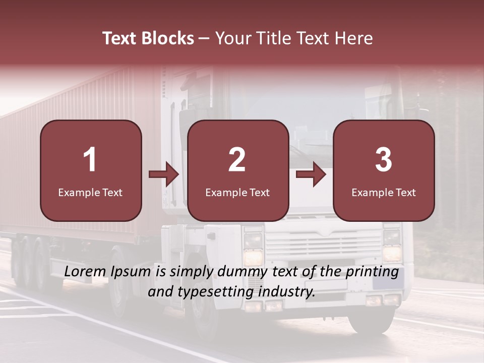 Zoom Blank Transportation PowerPoint Template