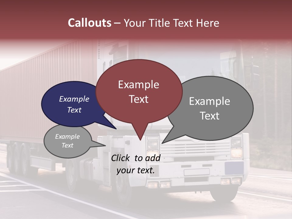 Zoom Blank Transportation PowerPoint Template