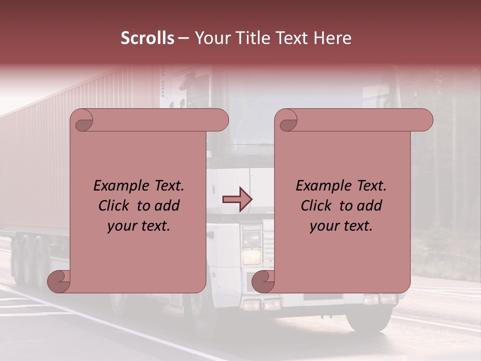 Zoom Blank Transportation PowerPoint Template