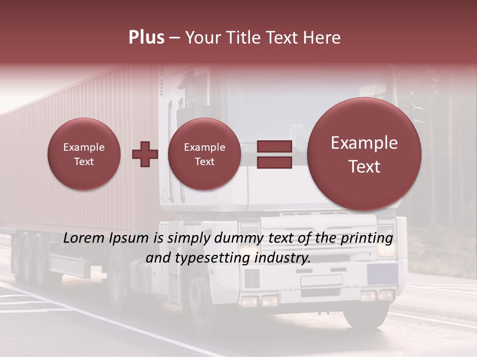 Zoom Blank Transportation PowerPoint Template