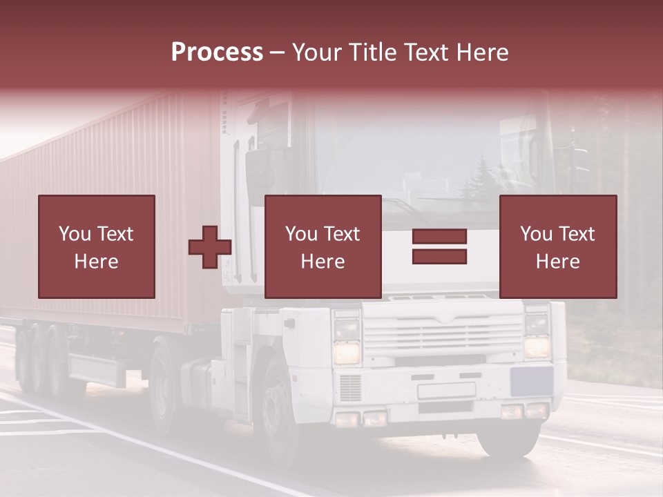 Zoom Blank Transportation PowerPoint Template