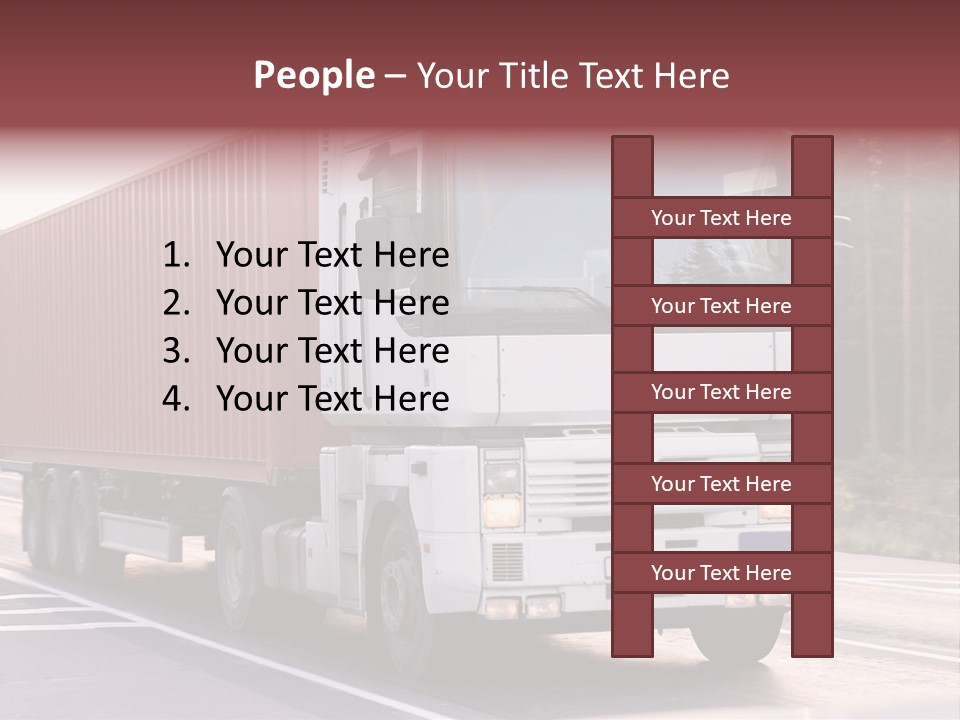 Zoom Blank Transportation PowerPoint Template
